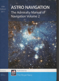 Image of Astro Navigation : The Admiralty Manual of Navigation