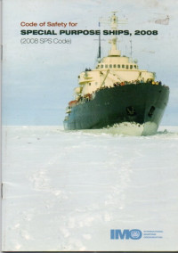Image of Code of Safety for : Special Purpose Ships, 2008 (2008 SPS Code)