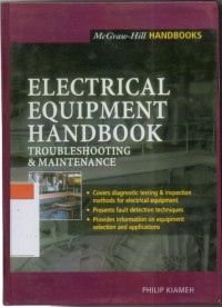 Image of Electrical Equipment Handbook : Troubleshooting & Maintenance