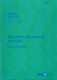 Image of Electro-Technical Officer, Model Course 7.08. Edition 2014
