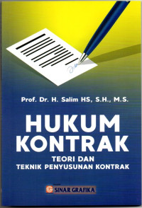Image of Hukum Kontrak : Teori Dan Teknik Penyusunan Kontrak
