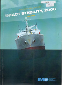 Image of International Code On Intact Stability, 2008, 2009 Edition