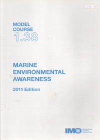 Image of Marine Environmental Awareness, 2011 Edition. Model course 1.38