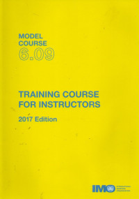 Image of Training Course for Instructors, 2017 Edition. Model Course 6.09